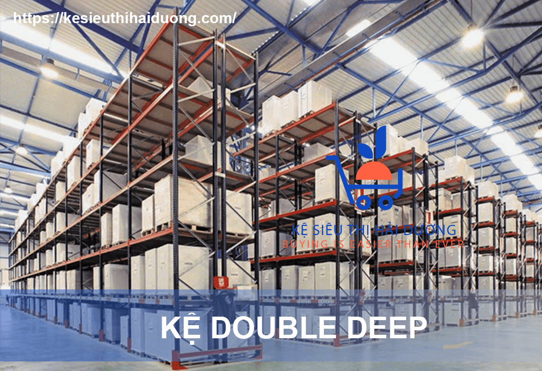 Kích thước kệ kho - double Deep