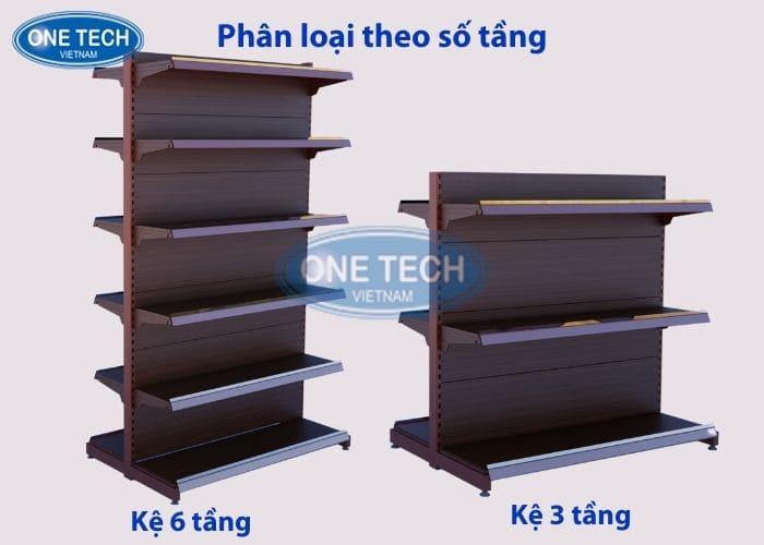 Kệ thiết kế từ 3 - 6 tầng